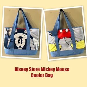 Disney Store Mickey Mouse Summer Fun Cooler Bag Beach Tote Bag Insulated CLEAN